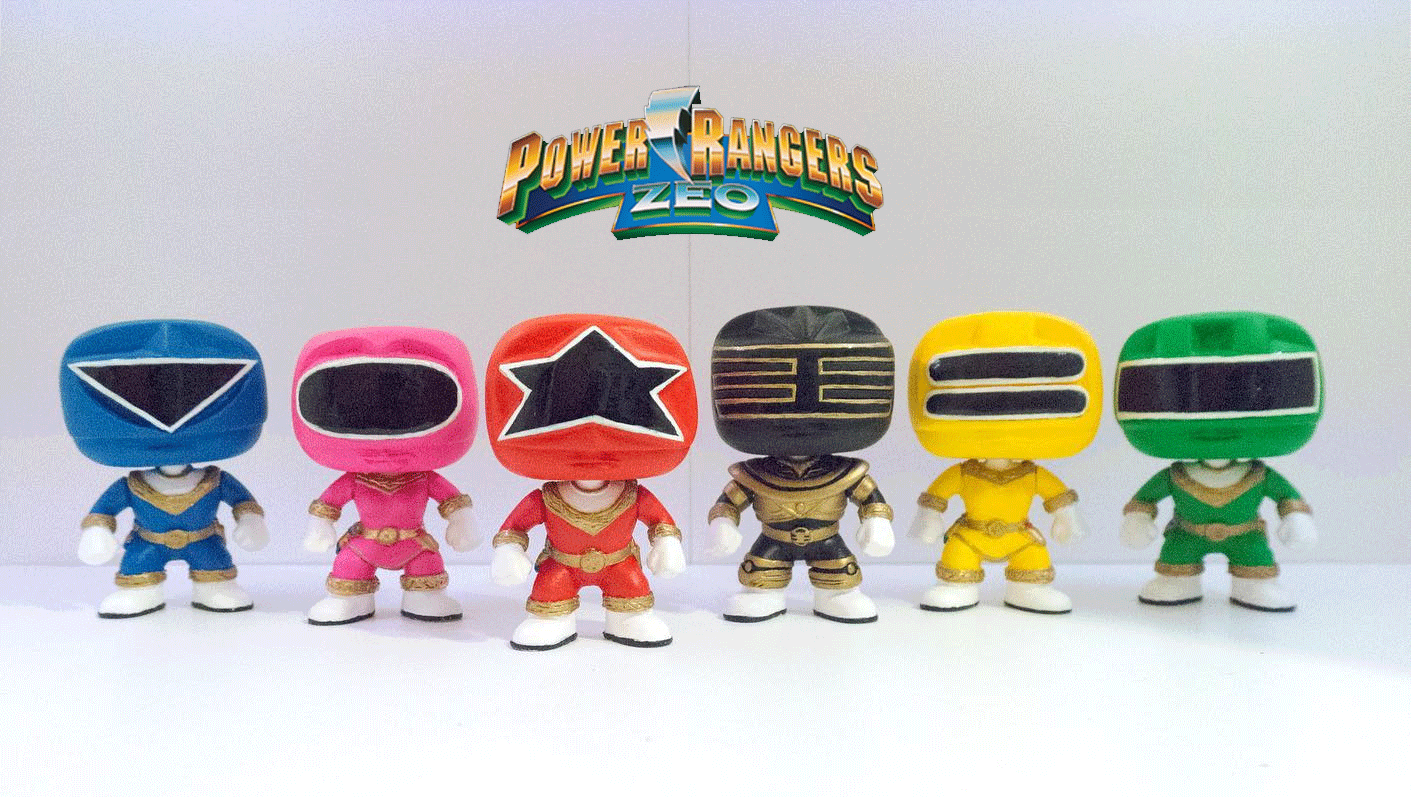 huilen Parasiet Recreatie Power Rangers Zeo Custom Pops - Jalen Vasquez
